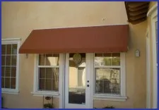 Commercial Signage on awning for a Day Spa at an historical building