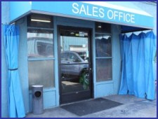 Curtains and Entrance Awning